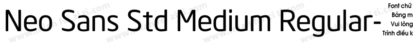 Neo Sans Std Medium Regular字体转换